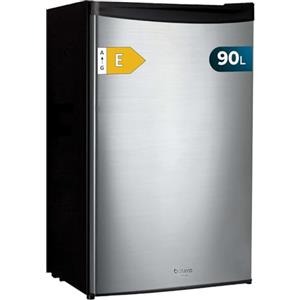 Cecotec Mini Frigoriferi Bolero Coolmarket Tt 90 Inox E. Capacità 90L, Mini Frigo Inox 83cm x 47cm, Controllo Della Temperatura Regolabile, Vano di Conservazione
