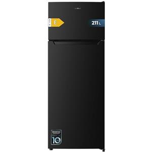 Cecotec Frigoriferi A 2 Porte Bolero Coolmarket 2D 211 Black E. Capacità 211L, Frigo Nero A 2 Porte, 143 x 54cm, Classe E