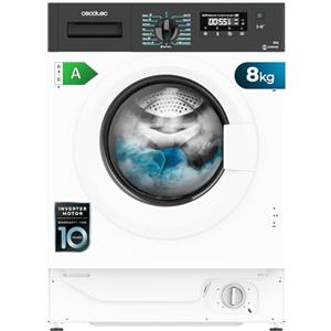 Cecotec Lavatrice Frontale da 8 Kg Bolero Dresscode 840 BI Inverter A, 1950 W, 1400 giri/min Programmabili, 16 Programmi, Basso Consumo, Delay Start, Display LED, Vapore SteamMax