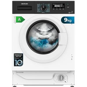 Cecotec Lavatrice Frontale da 9 Kg Bolero Dresscode 940 BI Inverter A, 1950 W, 1400 giri/min Programmabili, 16 Programmi, Basso Consumo, Delay Start, Display LED, Vapore SteamMax