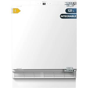 Cecotec Mini Frigorifero Integrabile 121 L Bolero CoolMarket TT BI 121 White E. Altezza 81,8 cm e larghezza 59,5 cm, cassetto congelatore, Fast Freezing, porta reversibile, temperatura regolabile,