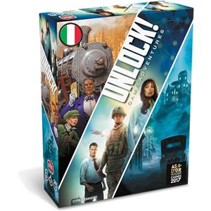 Asmodee Unlock! - Game Adventures, Gioco da Tavolo Collaborativo con App, Escape Room per 1-6 Giocatori, Età 10