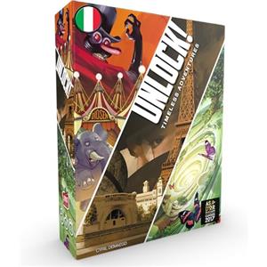 Asmodee Unlock! Timeless Adventures - Gioco da Tavolo Escape Room per 1-6 Giocatori, Età 10 , Edizione Italiana