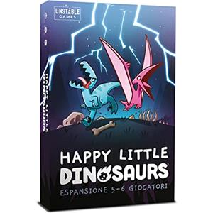 Asmodee - Happy Little Dinosaurs: Espansione 5-6 Giocatori - Espansione Gioco da Tavolo, 2-6 Giocatori, 8+ Anni, Edizione in Italiano