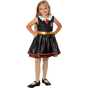 Rubie's Rubies Costume Vestito Gryffindor per bambina e bambini, Vestito da Hermione, 5-6 anni, Ufficiale Harry Potter per Carnevale, Halloween, Natale, Cosplay, Feste
