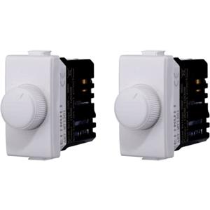 ZOREI 2 pcs Regolatore Dimmer, Compatibile Con Bticino Matix