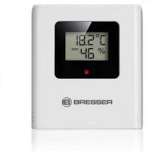 Bresser Sensore Termo-Igro Wireless Display LCD Temperatura Umidità Sensore Aggiuntivo Portata 80m IP44 Stazione Meteo