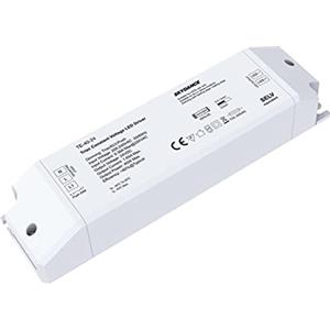 LEDLUX Trasformatore Alimentatore Dimmerabile 24V 40W, Dimmerabile Con Triac Dimmer Varialuce Su 220V + Pulsante Nornalmente Aperto (Push Dimmer), Per Striscia Led 24V
