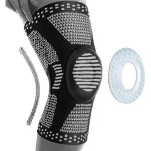 360 RELIEF Ginocchiera per Uomo E Donna - Imbottitura in Gel a Compressione - Ginocchiera Con Borsa Lavanderia