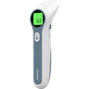 LAMONEA Termometro Digitale Infrarossi Dual Mode JPD-FR300 - Termoscanner da Fronte e Orecchio (Con Modalità per Oggetti) - Senza Contatto, Display HD LCD, Allarme Febbre Intelligente - Con Modalità Bambino