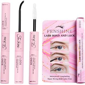 fenshine beauty Ciglia Bond and Seal, Colla per Ciglia a Grappolo per Estensioni di Ciglia Individuali Fai da te, Adesivo per Ciglia a Grappolo a Tenuta Super Forte, Senza Lattice, Colla per Bacchetta da Mascara (5 g