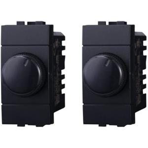 ZOREI 2 Pezzi Regolatore Dimmer, Compatibile Con Bticino Living Light (Nero)