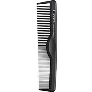 LUSSONI T4B LUSSONI CUTTING COMB - Pettine tagliacapelli in carbonio infrangibile, per tutti i tipi di capelli, con ioni antistatici e negativi, dentatura grossa e fine (100)
