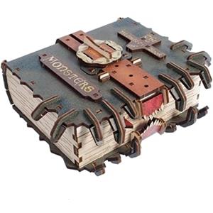 UGEARS Harry Potter Il Libro Mostro dei Mostri - Puzzle 3d Legno, Modellismo da Costruire Adulti, Buono Regalo Creativo, Hobby Creativi Adulti Modellino da Costruire per Appassionati Costruzioni Legno