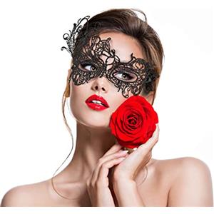 BALINCO MASCHERA VENEZIANA, Ballo in Maschera da Donna, Elegante, Accessorio per Festa, Accessorio per Costume, Carnevale, Shrovetide, Halloween, Sexy Maschera da Donna (Maschera Veneziana 2)