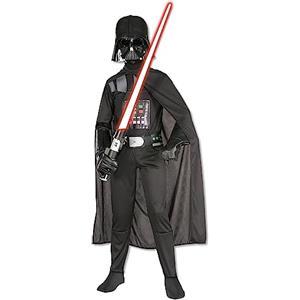 Rubie's Rubies Costume Darth Vader Classic Z per bambino e bambina, Tuta con maschera e mantello stampati, Licenzia Ufficiale Star Wars, Unisex per Carnevale, Compleanni, Halloween, Feste e Natale