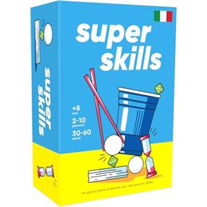 The World Game Super Skills Italiano - Gioco d'Azione - Competi con i tuoi Amici in 120 Diverse Sfide - Puro Divertimento per una Serata in Famiglia con Bambini, Adolescenti e Adulti