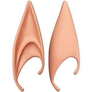 BALINCO 2 Orecchie da elfo a punta in lattice per adulti Cosplay Halloween Carnevale Fasching