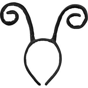 Balinco Cerchietto per capelli con antenne, costume con antenne da coleottero, fascia per capelli da formica, coleottero, scarafaggio, farfalla, mosca, insetto, ape, Carnevale, Halloween