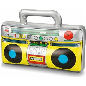 Costumed Radio gonfiabile & Ghetto Master, accessorio per carnevale e carnevale, feste 80 e 90 per costumi