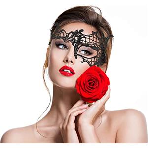 BALINCO MASCHERA VENEZIANA, Ballo in Maschera da Donna, Elegante, Accessorio per Festa, Accessorio per Costume, Carnevale, Shrovetide, Halloween, Maschera Sexy da Donna (Maschera Veneziana 1)