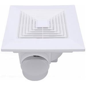 Fafeicy Aspiratore da Soffitto per Bagno 30W 150m³/h Ventilatore Quadrato Silenzioso con 50dB a Basso Rumore per Cucina Lavanderia Ufficio Soggiorno