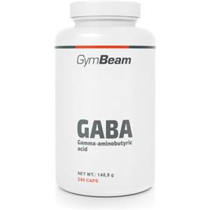 GymBeam GABA Integratore 1000 mg per 1 porzione, Migliora la Qualità del Sonno, Riduce Stress, Ansia e Tensione, Favorisce il Metabolismo dei Grassi, Sostiene la Rigenerazione Muscolare (240 cps)