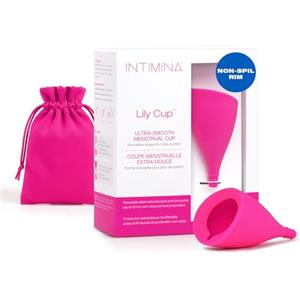 Intimina Lily Cup Size B: Coppetta Mestruale Sottile, Menstrual Cup Utilizzabile per un Massimo di 8 ore, Coppa Mestruale per Raccogliere il Flusso, Coppetta Mestruale Morbida