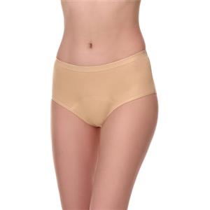 Merry Style mutande incontinenza donna slip assorbenti lavabili cotone traspirante 4 strati per incontinenza urinaria donna uso quotidiano discreto MSGAB002 (Beige, 3XL)
