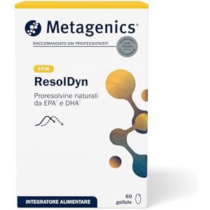 Metagenics Resoldyn - Integratore Alimentare Omega-3 con Proresolvine - 60 Gellule