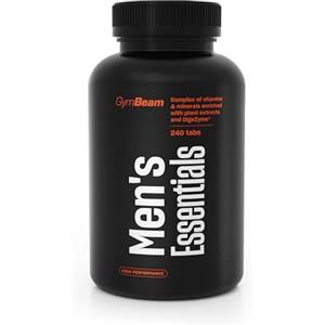 GymBeam Multivitaminico Uomo con 27 Ingredienti Attivi, Vitamine per l'Uomo, Integratore per l'Uomo - Supporta Vitalità, Energia e Sistema Immunitario, Contiene Enzimi Digestivi (240 cpr)