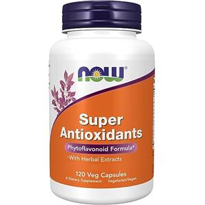 Now Foods, Super Antioxidants, con Tè Verde, Cardo Mariano e molto Altro, 120 Capsule vegane, Testato in Laboratorio, Senza Soia, Senza Glutine, Non OGM, Vegetariano