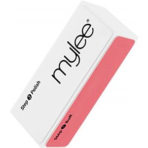 Mylee Buffer per unghie a 3 lati - Trattamento per manicure professionale, Tripla grana (320/600/3000), Blocco lucidante per preparazione smalto gel e acrilico - Lucida unghie naturali