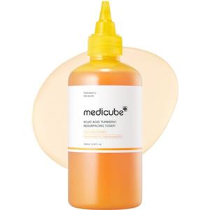 medicube Tonico Levigante Kojic Acid & Curcuma per Viso e Corpo | Tonico leggero per bilanciare tono e texture | Niacinamide, Acido Glicolico | 250ml