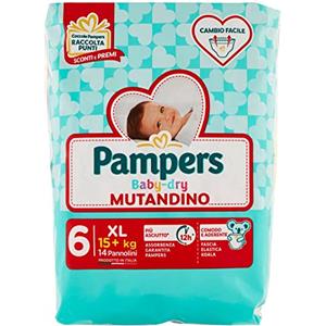 Pampers Pannolini Pampers Baby Dry Mutandino 15+ Kg Misura 6 (14pz)