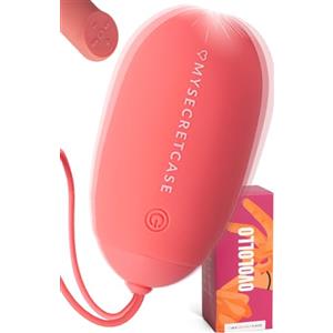 MySecretCase Ovetto Vibrante con Telecomando Vibratoreper Donna Piccolo 7 Vibrazioni e 3 Intensità Sexytoysys Donna Vibratore Wireless Comando a Distanza fino a 10m Impermeabile