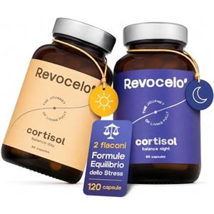 Revocelo Formula anti-stress con KSM-66® Ashwagandha, L-teanina e 6+ adattogeni