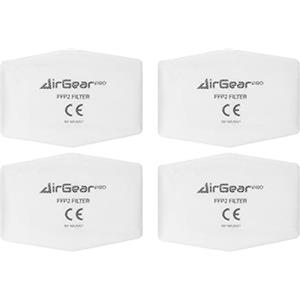AirGearPro F-200 Filtri per Maschera D-200, Antipolvere Riutilizzabile per Verniciatura, Costruzione, Fai da te, Levigatura