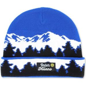Inter Linea Xmas - Berretto Vacanze Invernali 25/26 Unisex in 100% Acrilico con Motivo Natalizio e Logo Ufficiale - Taglia OS