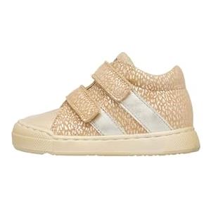Falcotto Gazer VL Suede Savage/Suede Glitter Sand-Platinum Scarpe da Bambini, Taglia 22