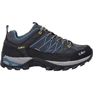 CMP Rigel Low Trekking Shoes Wp, Scarpe da trekking Uomo, Antracite-Deep Lake, 39 EU