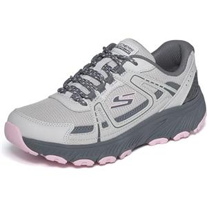 Skechers Donna Hillcrest 2.0 Sabbaday Falls Basket, Grigio/Rosa, 39.5 EU
