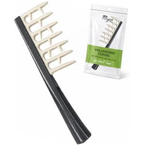 LAC FOR YOU Pettine a Denti Larghi Volumizzante per Capelli Corti, Mossi e Ricci - Pettine Largo per Capelli per Onde, Modellante e Texturizzante | Accessorio Styling Professionale