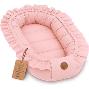 Totsy Baby Riduttore lettino neonato - 90x50 cm baby nest trasportabile per neonati nido culla pod cocoonababy babynest antisoffoco Rosa Sporco