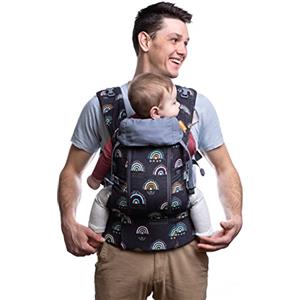 Beco 8 Porta Bebè Neonato - Marsupio Ergonomico Neonato - Fascia Per Neonati Ibrida Porta Bebè - Zaino Porta Neonato & Marsupio Neonati Con Seduta Regolabile - Porta Bambino Ergonomico da 3 a 20 kg