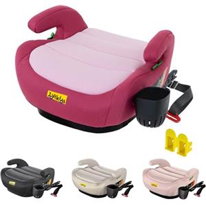 Jovikids Alzabimbo Auto ISOFIX,Rialzo per Bambini 125-150 cm ECE R129, Seggiolino Auto Gruppo 2-3 (15-36 kg) da 6 a 12 Anni, Leggero e Facile da Pulire (ROS, Nessun portabicchieri)