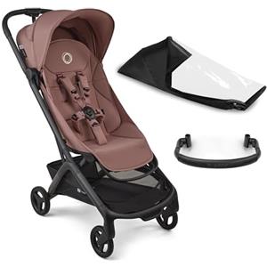 Bugaboo Butterfly 2 Passeggino da Viaggio - Sistemi Modulari con Maniglione e Parapioggia - Leggero, Piegabile con Una Mano, Seduta Reclinabile, Da 6 Mesi a 4 Anni - Dusty Pink