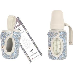 BIBS x LIBERTY Copribiberon 110ml - Custodia protettiva in neoprene per biberon BIBS - Design con stampa Liberty, Small, Capel Ivory