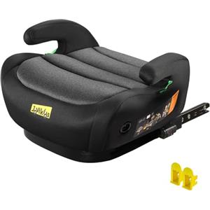 Jovikids Alzabimbo Auto ISOFIX,Rialzo per Bambini 125-150 cm ECE R129, Seggiolino Auto Gruppo 2-3 (15-36 kg) da 6 a 12 Anni, Leggero e Facile da Pulire - Nero