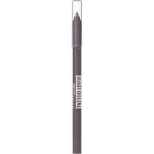Maybelline New York Matita Occhi in Gel, Colore Duocromatico e Brillante, Tenuta Fino a 36H, Formula No Transfer, Per Look Grafici e Definiti, Tattoo Liner Gel Pencil, Tonalità: Space Graphite